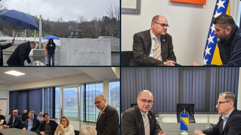 Christian Schmidt posjetio Memorijalni centar Srebrenica