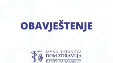 JU Dom zdravlja KS organizuje cjelodnevni rad za vrijeme Bajrama