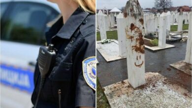 Policija pronašla vandale koji su oštetili 14 nišana na Šehidskom mezarju: Sumnja se na dva maloljetnika