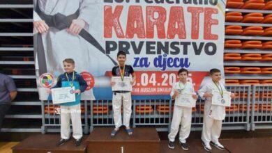 Karate klub “Rašid Buća” ostvario značajan uspjeh na Federalnom prvenstvu BiH za djecu