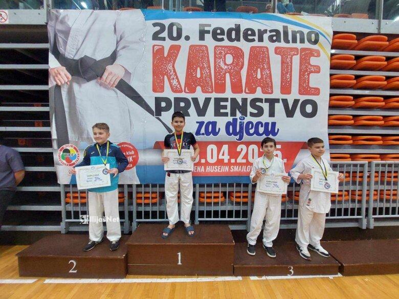 Karate klub “Rašid Buća” ostvario značajan uspjeh na Federalnom prvenstvu BiH za djecu