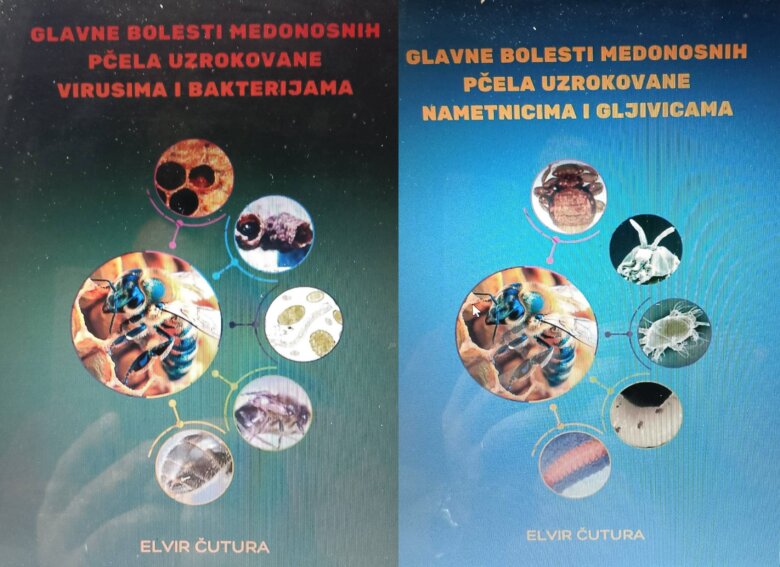 Nova djela Elvira Čuture za pčelare: Stručne knjige o bolestima medonosnih pčela