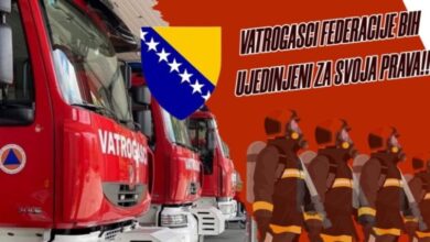 Danas sastanak sindikalnih predstavnika vatrogasaca iz FBiH o zaštiti njihovih statusnih prava