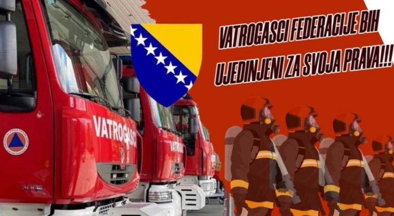 Danas sastanak sindikalnih predstavnika vatrogasaca iz FBiH o zaštiti njihovih statusnih prava
