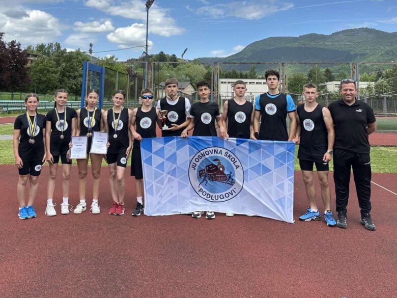 3. mjesto ekipno za OŠ Podlugovi u finalu Atletskog kupa za osnovne i srednje škole Kantona Sarajevo