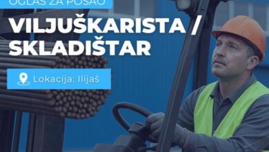 TRANZITEXPORT PJ ILIJAŠ ZAPOŠLJAVA – VILJUŠKARISTA / SKLADIŠTAR