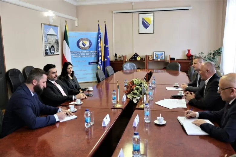 Posjeta ambasadora Države Kuvajt Ministarstvu odbrane BiH