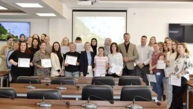 Općina Ilijaš i CEI Nahla: Dodijeljeni certifikati za 33 polaznice kursa rada na računaru