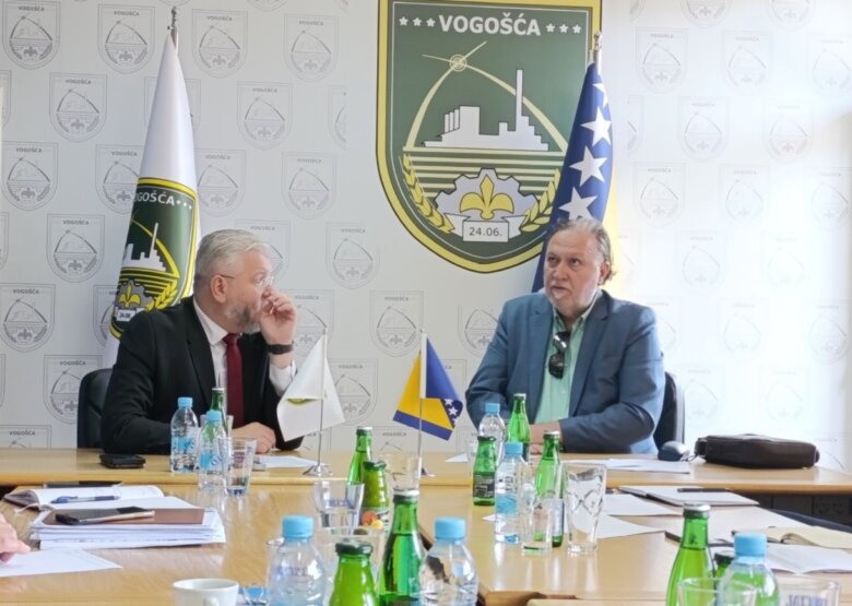 Ministar Pandurević u radnoj posjeti Vogošći