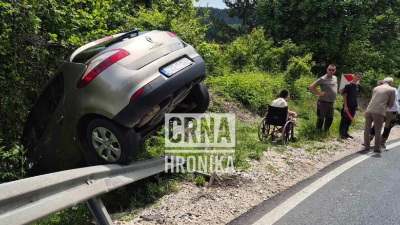 Sudar na Nišićima: Vozilo sletjelo s puta