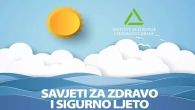 INZ: Preporuke za zdravo i sigurno ljeto
