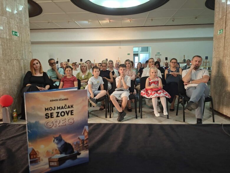 Predstavljena knjiga “Moj mačak se zove Greg” Admira Džanke