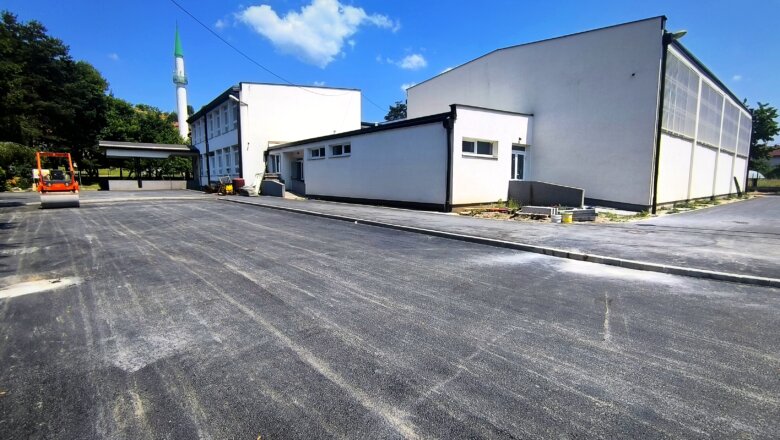 Asfaltirana višenamjenska sportska ploha u OŠ “Podlugovi” – Radovi u završnoj fazi