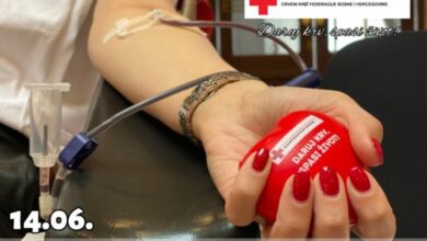 Crveni križ FBiH obilježava Svjetski dan dobrovoljnih davalaca krvi