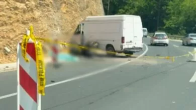 Saobraćajna nezgoda kod Čevljanovića: Povrijeđen vozač kombija, motociklista nastradao