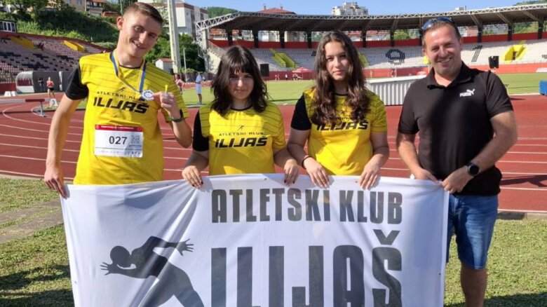 Atletski Klub Ilijaš odličan na državnom prvenstvu U18 u Tuzli
