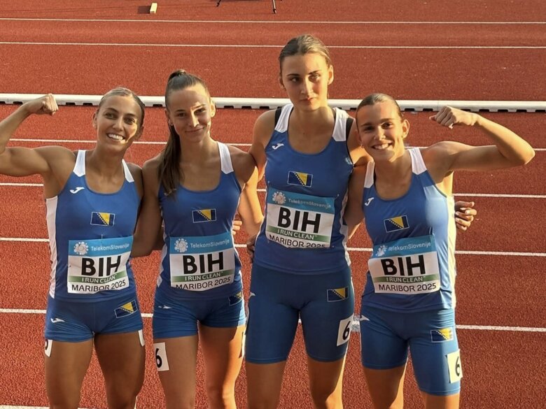 Novi državni rekord: Ženska štafeta BiH briljirala na Europskom prvenstvu