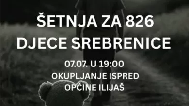 “Šapat tuge” u Ilijašu: Mladi SDA Ilijaš organizuju snažan podsjetnik na ubijenu djecu Srebrenice
