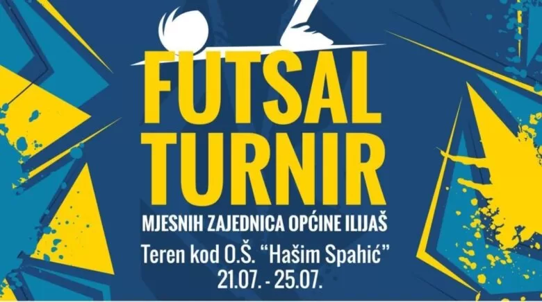 Futsal turnir mjesnih zajednica Općine Ilijaš od 21. do 25. jula
