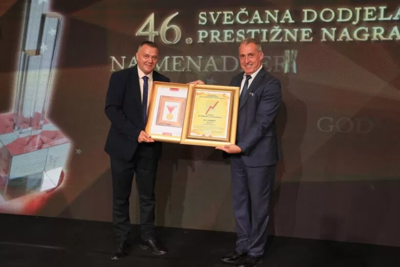 Elvir Ajanović dobitnik prestižne nagrade „Evropski najmenadžer 2025“, ZEPS-u nagrada „Najbrend“