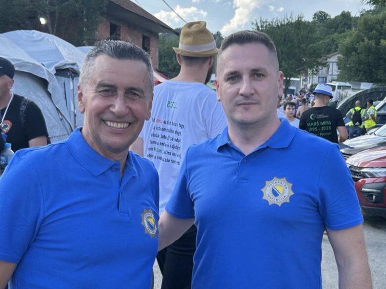 Federalni inspektori učestvuju u Maršu mira u okviru obilježavanja 30. godišnjice genocida u Srebrenici