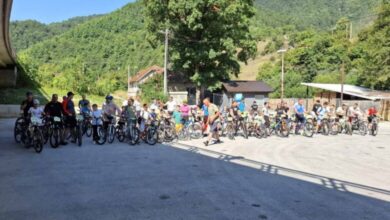 MZ SREDNJE: Održana Biciklijada-Put sjećanja