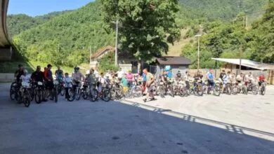 MZ SREDNJE: Održana Biciklijada-Put sjećanja