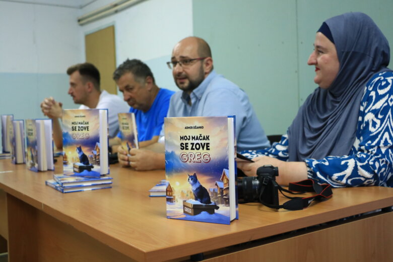 U Srednjem održana promocija knjige „Moj mačak se zove Greg“ autora Admira Džanke