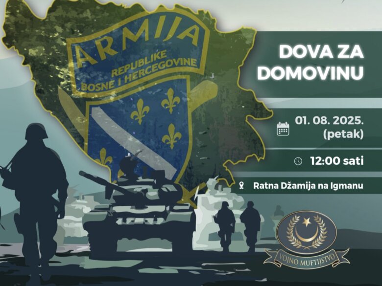 Dova za domovinu na platou Ratne džamije na Igmanu