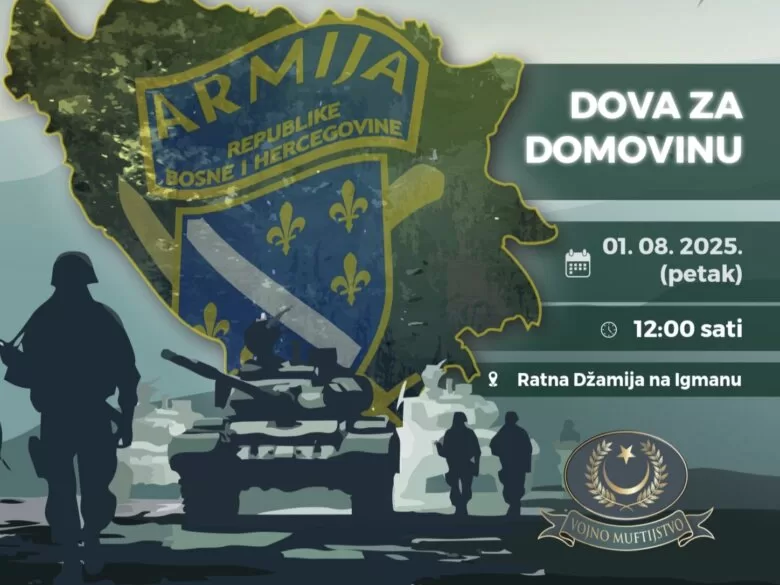 Dova za domovinu na platou Ratne džamije na Igmanu