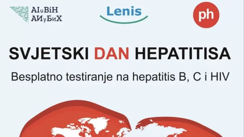 Svjetski dan hepatitisa – Danas testiranje na hepatitis B, C i HIV, u nekoliko bh. gradova