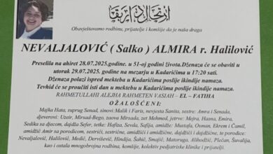 Na bolji svijet preselila Nevaljalović Almira r. Halilović