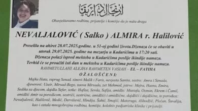 Na bolji svijet preselila Nevaljalović Almira r. Halilović
