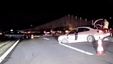 Saobraćajna nesreća na autoputu kod Podlugova, učestvovala četiri vozila