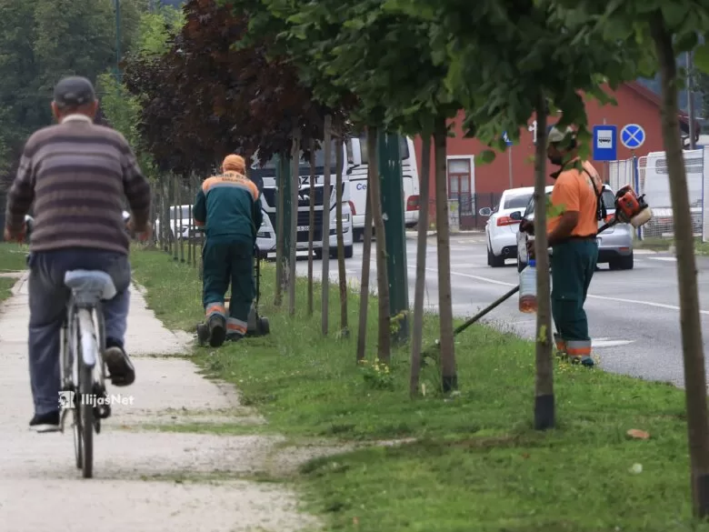 Na području Općine Ilijaš realizacija aktivnosti na uređenju zelenih površina