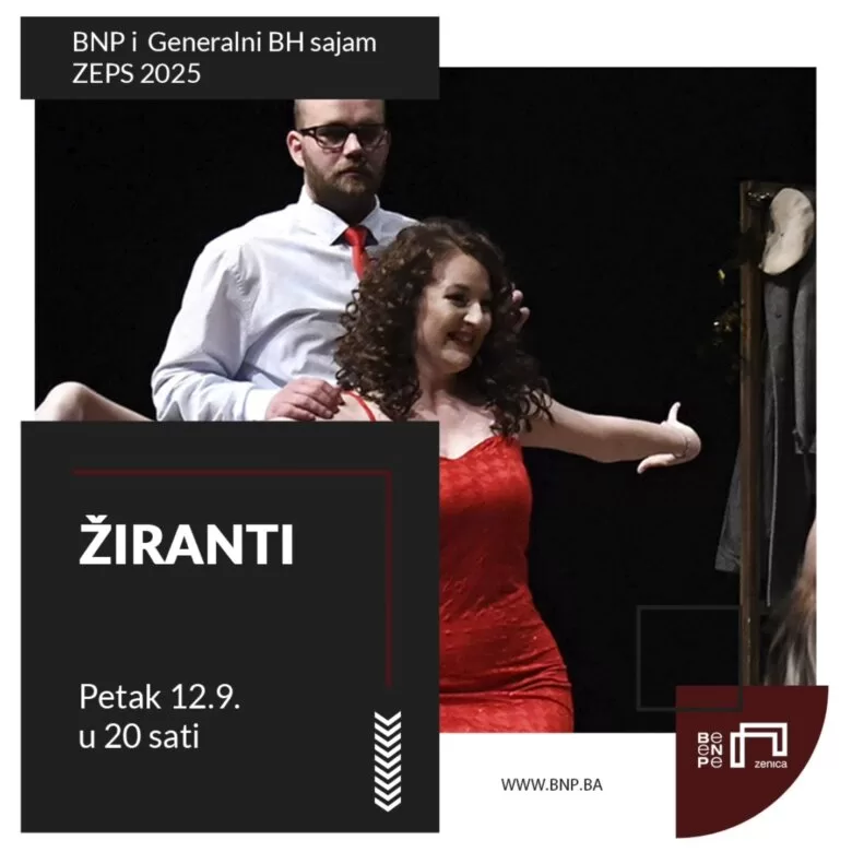 Bosansko narodno pozorište Zenica otvara sezonu u saradnji za ZEPS-om 