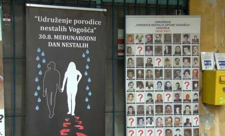 Porodice nestalih osoba s područja općine Vogošća obilježile su Međunarodni dan nestalih