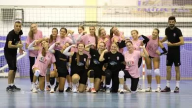 Prvi trening ilijaškog ženskog odbojkaškog tima u Sportskoj dvorani ” Rašid Buća” s novim trenerom Almirom Džihanom