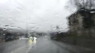 Pretežno oblačno vrijeme sa kišom, pljuskovima i grmljavinom