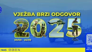 Godišnja vježba EUFOR-a “Brzi odgovor” od 9. do 26. septembra u BiH