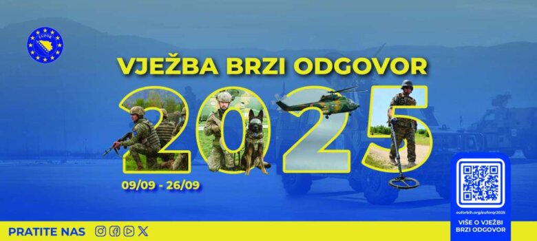 Godišnja vježba EUFOR-a “Brzi odgovor” od 9. do 26. septembra u BiH