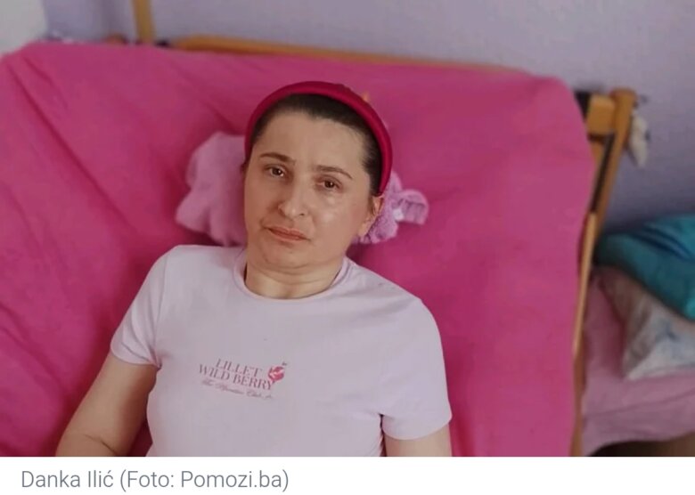 Danka Ilić iz Ilijaša je nepokretna i treba našu pomoć, za liječenje potrebno prikupiti 13.910 eura
