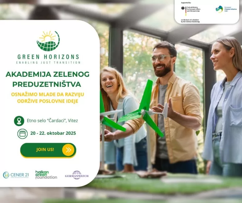 Prilika za mlade iz Breze: Pokreni svoju zelenu poslovnu ideju – prijavi se na Akademiju zelenog preduzetništva! 