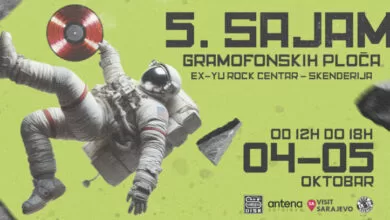 Sajam gramofonskih ploča 4. i 5. oktobra u Sarajevu