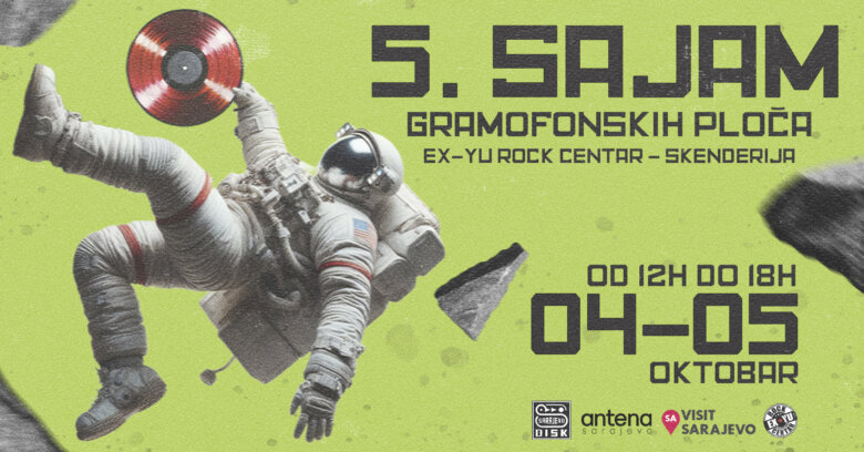 Sajam gramofonskih ploča 4. i 5. oktobra u Sarajevu