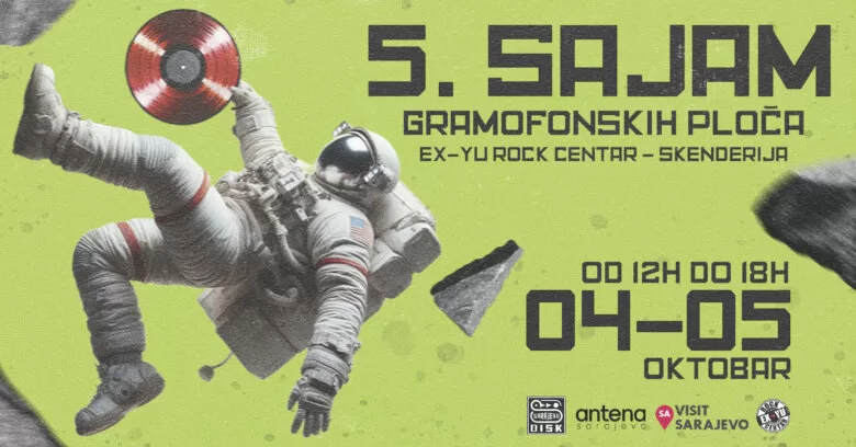 Sajam gramofonskih ploča 4. i 5. oktobra u Sarajevu