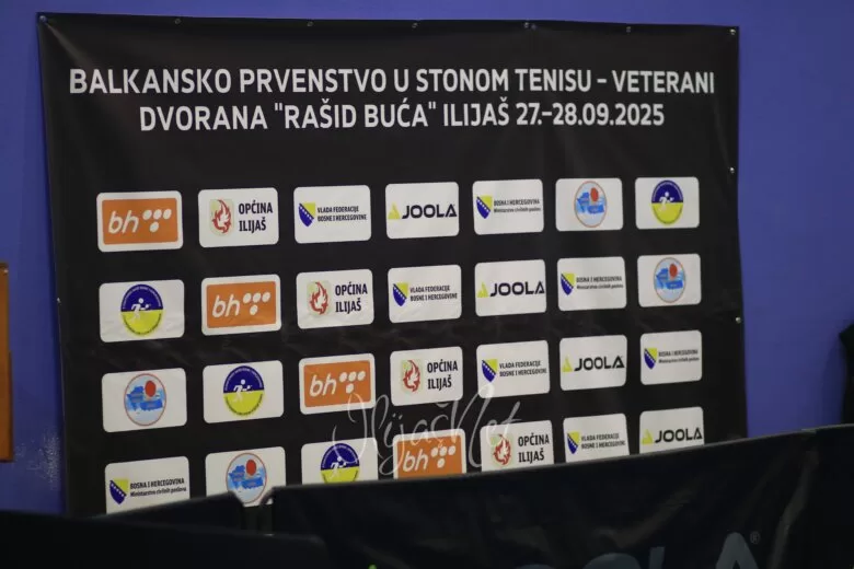 Ovog vikenda u Ilijašu Balkansko prvenstvo u stonom tenisu za veterane