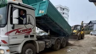 Radovi na Banovcu: Sanacija puta kod novih zgrada