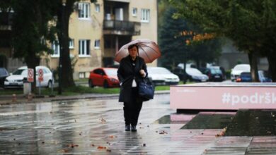 Danas oblačno vrijeme, slab snijeg na planinama