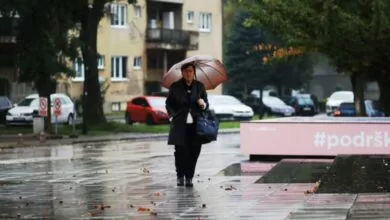 Danas oblačno vrijeme, slab snijeg na planinama